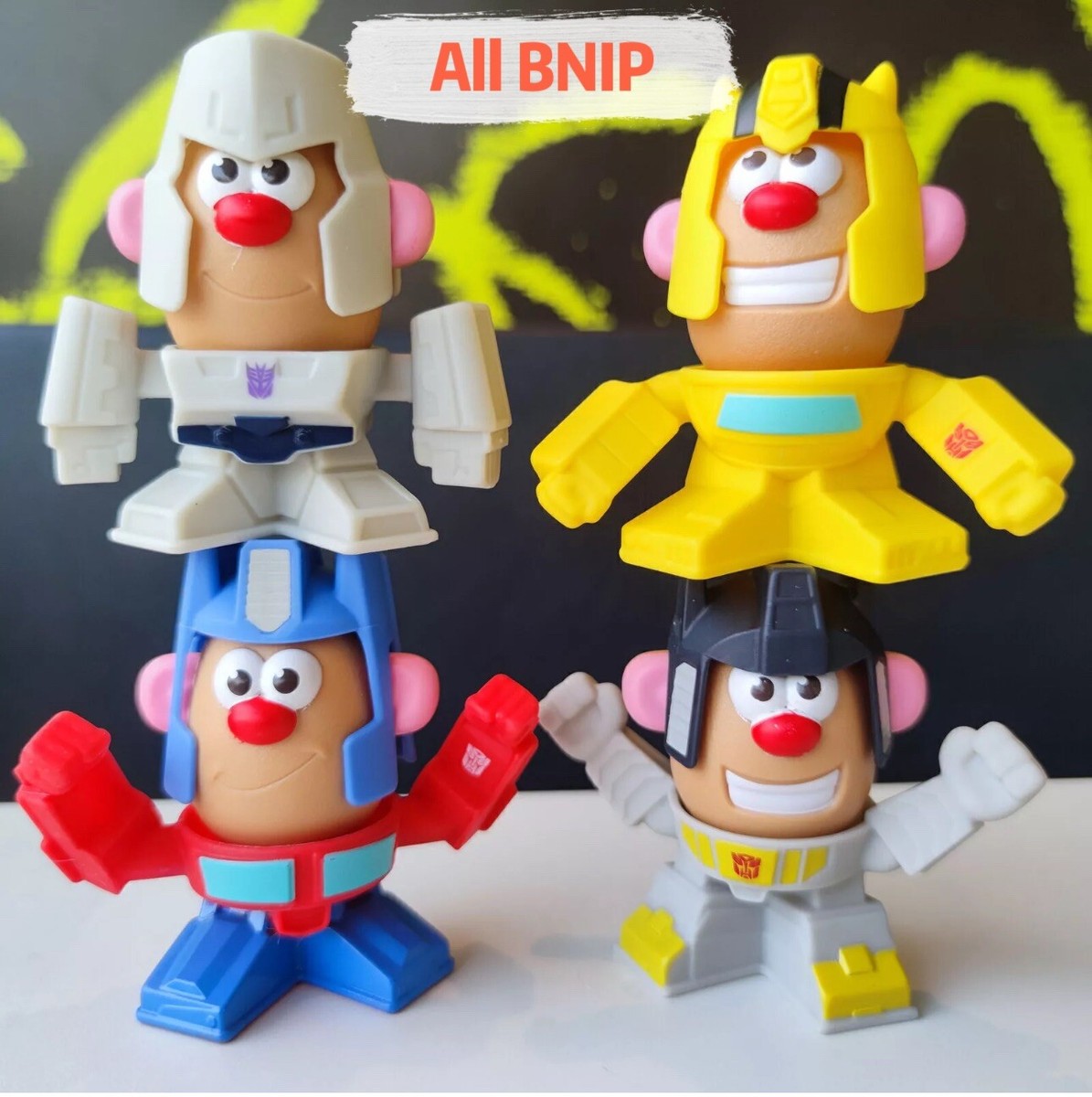 McDonald's Happy Meal Toys 2022 Potato Head Transformers Full Set