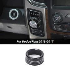 Car Black Gear Shift Switch Button Knob Cover Ring For Dodge Ram13+/ Durango 14+
