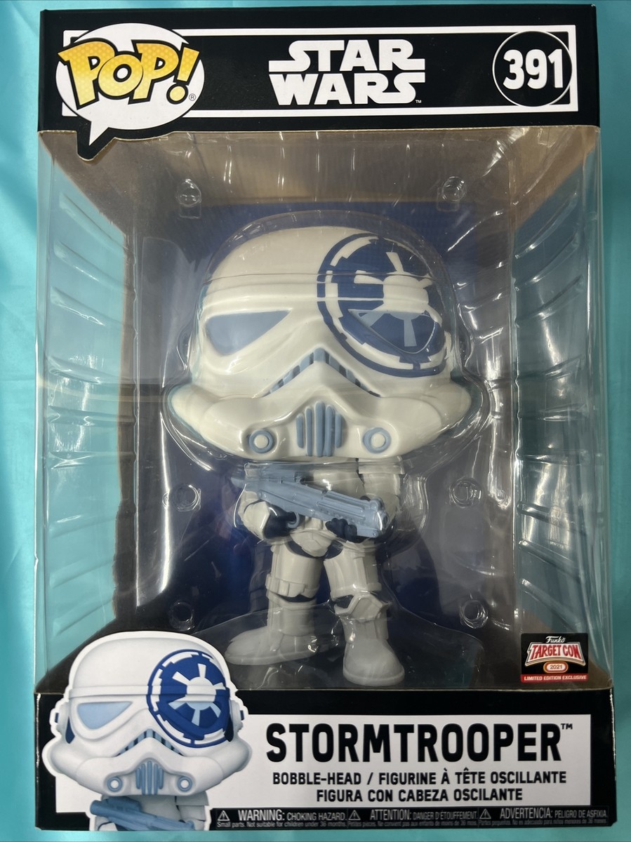 🔥 FUNKO POP 391 Limited Ed Star Wars Stormtrooper Jumbo 10-Inch