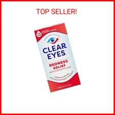 Clear Eyes Redness Relief Lubricant Redness Relief Eye Drops, 0.5 oz