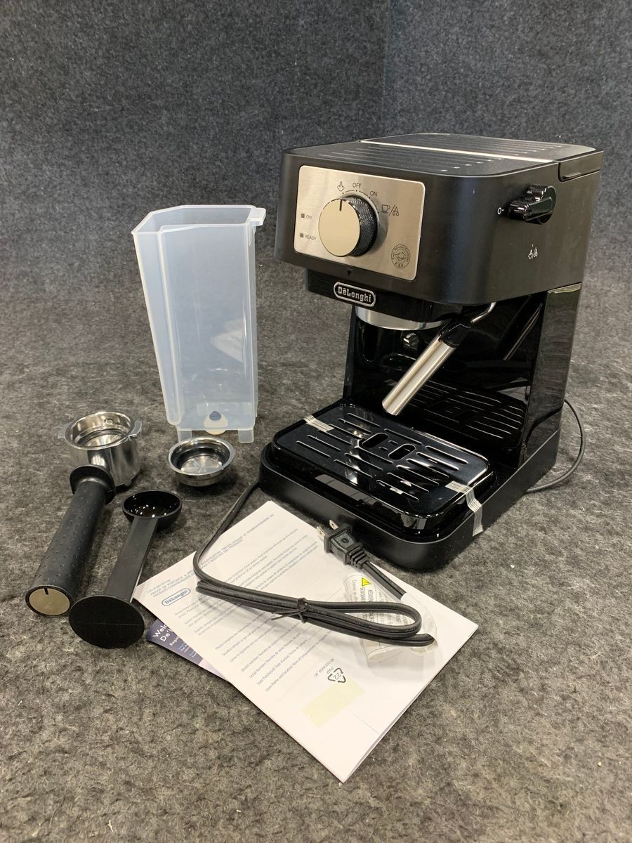 DELONGHI EC260BK Stilosa Espresso Coffee Machine, Black 120V, 1100W