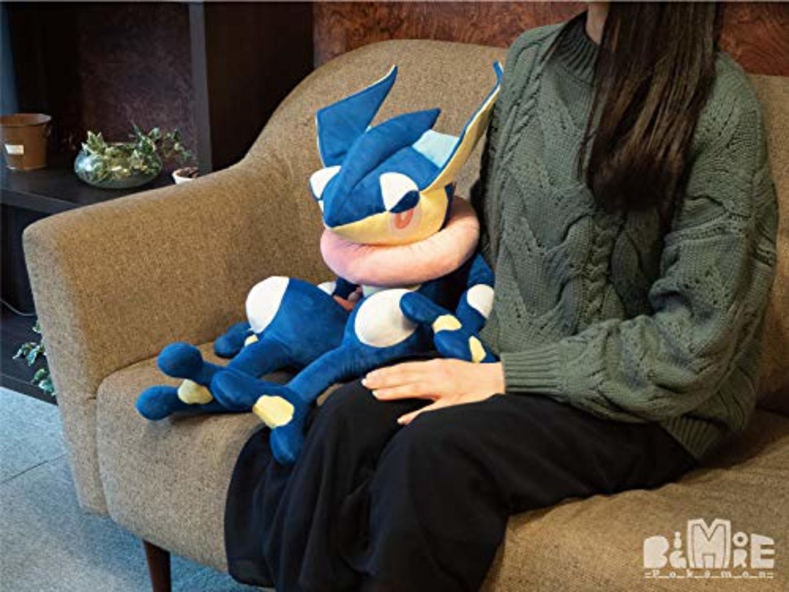 Thumbnail - Pokemon Bigmore Greninja Plüsch Puppe Gefüllte Spielzeug W/abtastung