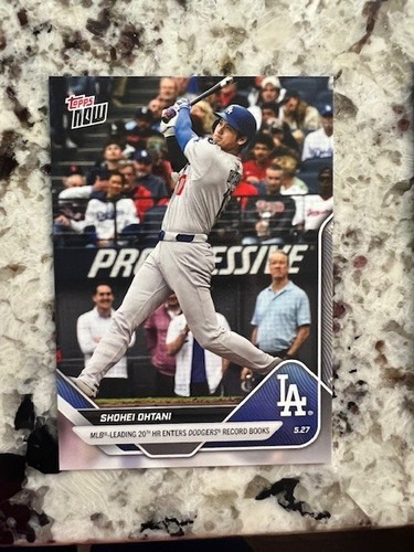 2025 TOPPS NOW MLB CARD LOS ANGELES DODGERS SHOHEI OHTANI #221 20th HOME RUN