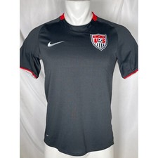 VTG Nike 2008 USMNT Team USA World Cup Soccer Grey Jersey Kit Men's SMALL