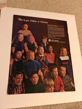 1964 VINTAGE 10X13 Print Ad AT&T BELL SYSTEM WHAT TO GIVE CHILDREN AT CHRISTMAS