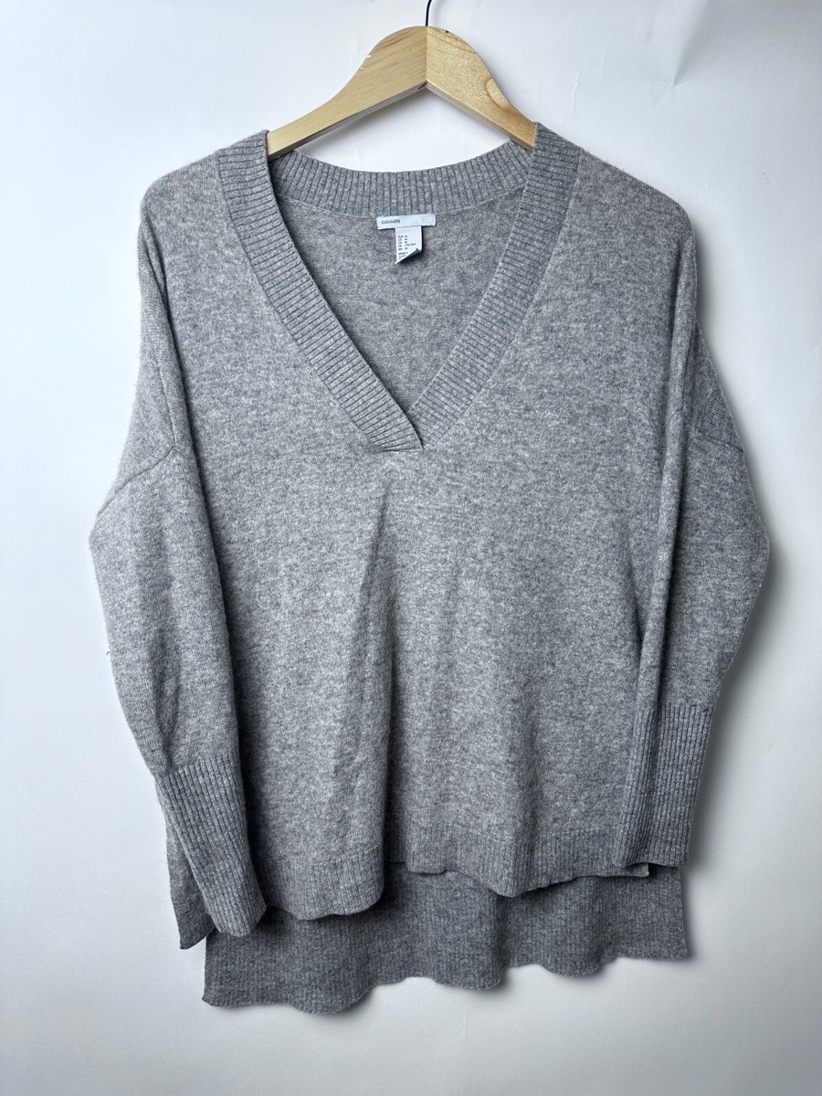 60's 100% Cashmere V-neck Knit Rodes Alan Paine 60`S Mens M Luxury