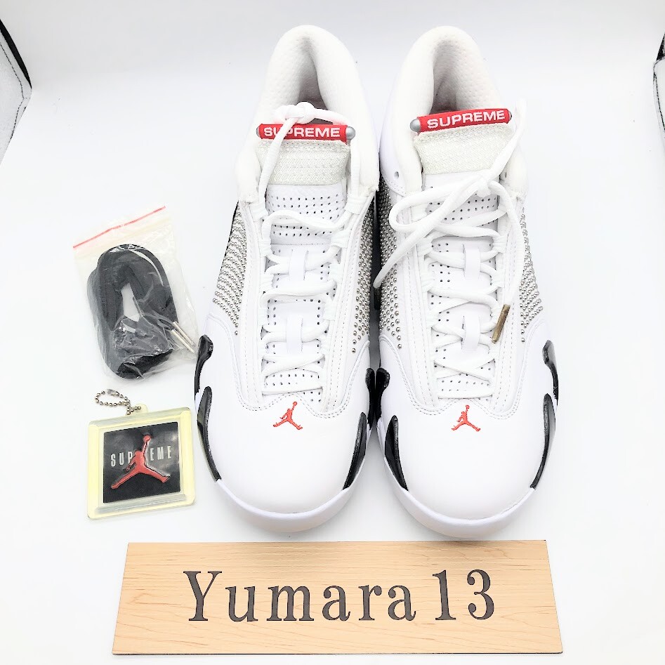 Supreme × Nike Air Jordan 14 Retro White Red BV7630-106 Supreme × Nike Air Jordan 14 Retro White Red BV7630-106