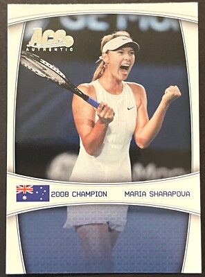 Ace テニス トレーディングカード シリーズ2006 2008シャラポワ 2008 ACE MARIA SHARAPOVA GRAND SLAM AUSTRALIAN OPEN CHAMPION #GS-3