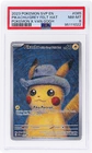 2023 Pokemon Promo Pikachu With Grey Felt Hat Pokemon X Van Gogh #085 PSA 8