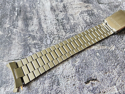 USED ORIENT BRACELET 18mm Curve end Pieces Long 18cm.