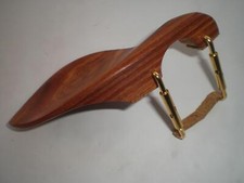 1 PC ROSEWOOD Violin Chin Rest 4/4 with Chin Rest Screw Gold Color Installed
