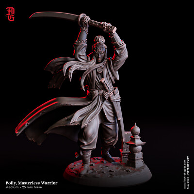 Polly, Masterless Warrior by Flesh of Gods | D&D | DnD | Print on Demand