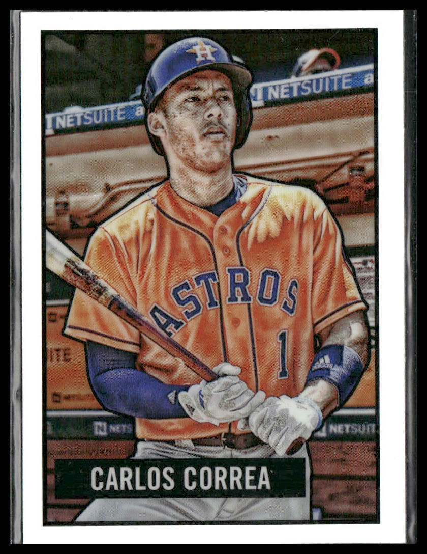 Carlos Correa #11 2017 Bowman: 1951 Bowman Chrome Houston Astros