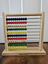 Melissa Doug Abacus 12 x 12 x 3 Wooden Educational