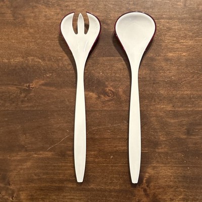 GUZZINI Red and white Serving forks