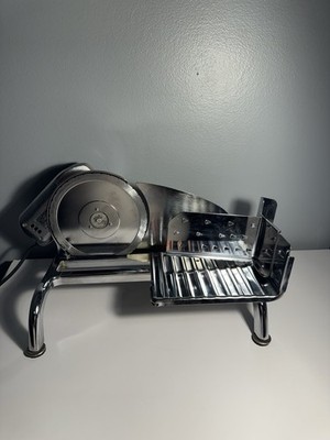 Vintage Rival Electric Food Slicer   1970s All-Metal Deli Meat & Cheese 