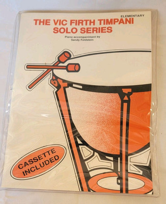 THE VIC FIRTH TIMPANI SOLO SERIES ELEMENTARY Book Cassette Instructional Drum