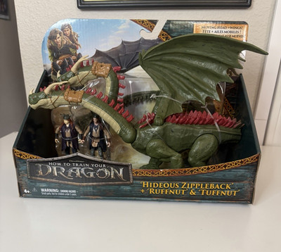 Spin Master How to Train Your Dragon Hideous Zippleback Ruffnut Tuffnut Set