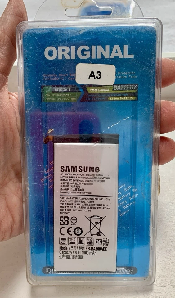 Batería Samsung EB-BA300ABE, Batería Original Samsung Galaxy A3 Foto 2 de 4