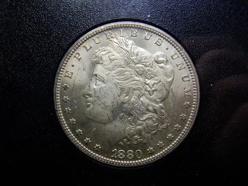 1880 CC Carson City Uncirculated Morgan Silver Dollar GSA Hoard w Box COA GEM