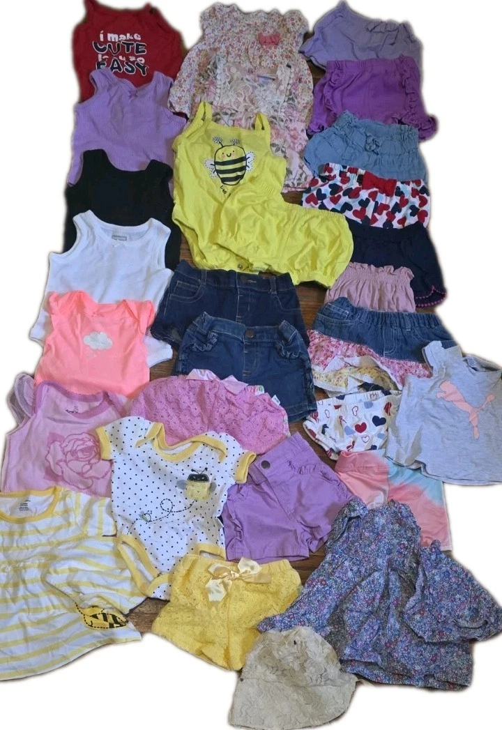 Baby Girl Clothes Lot G43. Size 0-3 Months Summer Outfits & Mix N Match Infants
Opens in a new windo