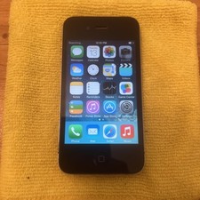 Apple iPhone 4 Black 32GB Model A1332 Stiff Home Button
