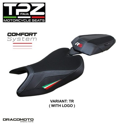 APRILIA RS 457 2023-2025 Sattelbezüge APRS457BC-TR-1 TPZ COMFORT SYSTEM CON LOGO