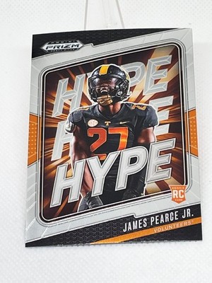 2025 Panini Prizm Draft Picks James Pearce Jr. RC #15 HYPE Volunteers Falcons