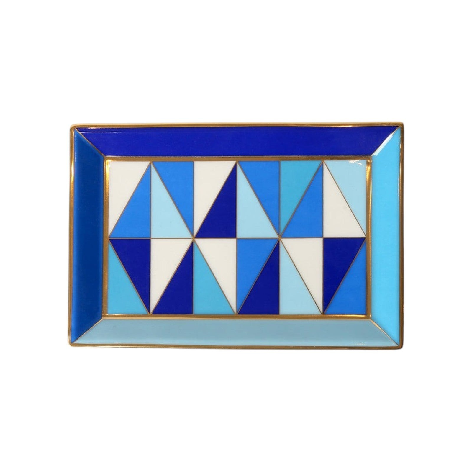 SVUOTATASCHE  SORRENTO RECTANGLE TRAY ART. 29852 JONATHAN ADLER BLUE
