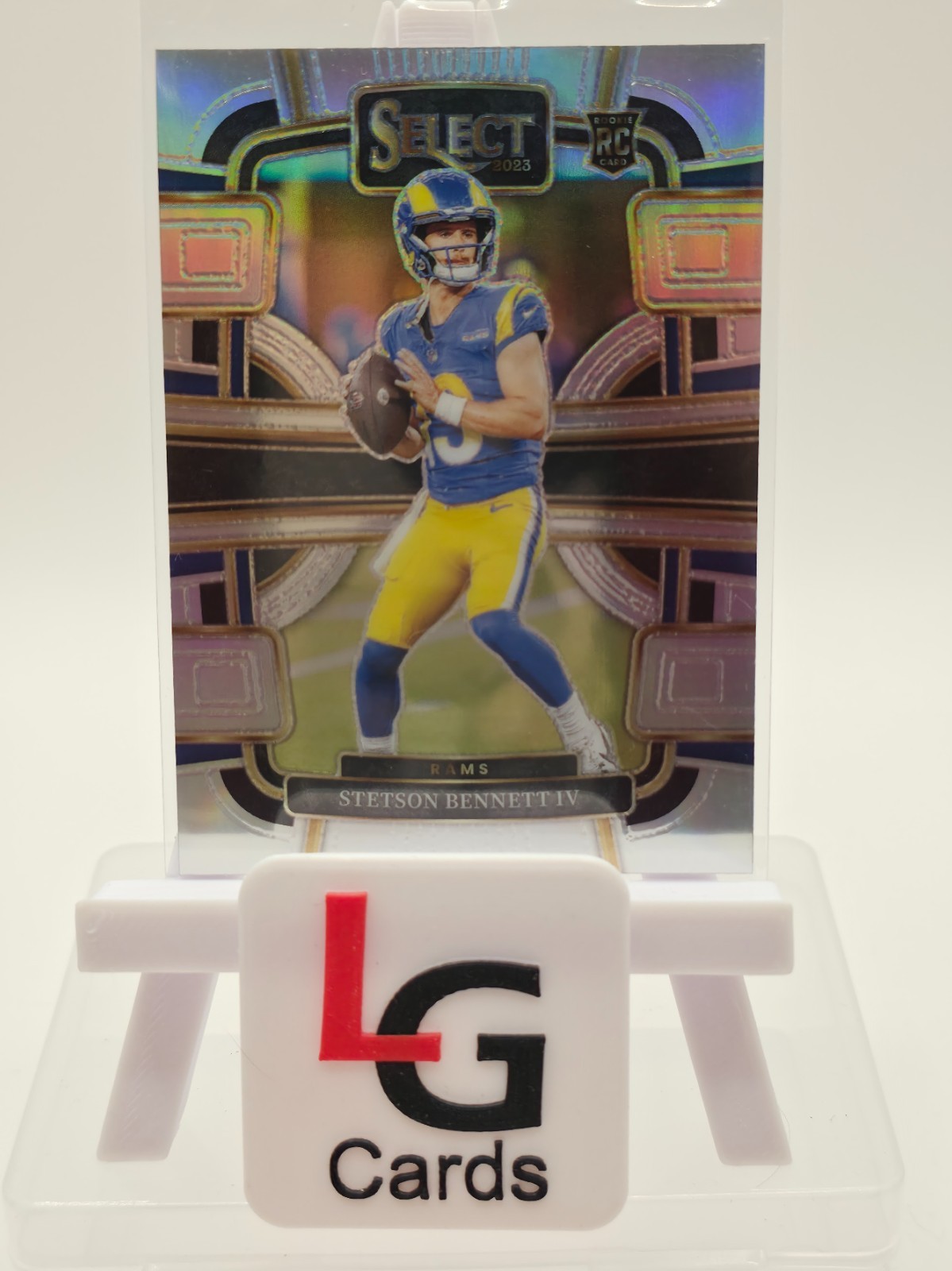 Stetson Bennett IV 2023 Panini Select Concourse Silver Prizm #55 (RC) LA Rams