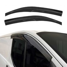 2x Windabweiser Regenabweiser für Ford Transit Custom 2012-2024 Acryl Dunkel
