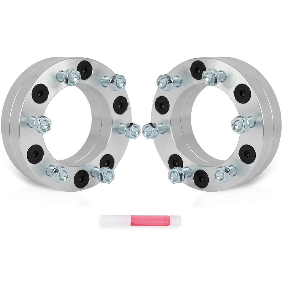 2 Pcs 2" 5x5.5 to 6x5.5 Wheel Adapters For Ford F-150 1975-1996 Bronco 1966-1996 - Image 3 of 4