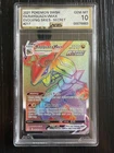 Rayquaza VMAX 217/203 Evolving Skies Secret Rare Rainbow AGS 10 Gem Mint Pokemon
