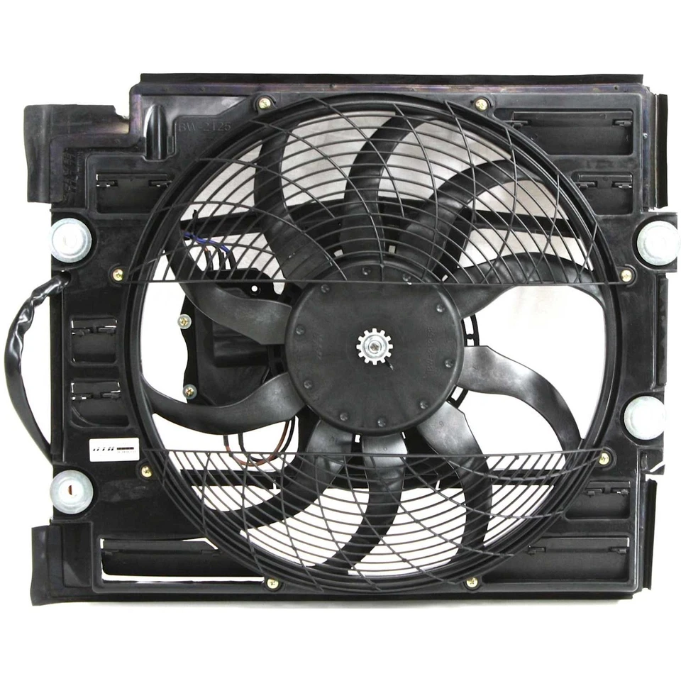Conjunto de ventiladores de refrigeración para 525 540 530 528 E60 serie 5 E39 BMW 525i 540i 530i Foto 2 de 4