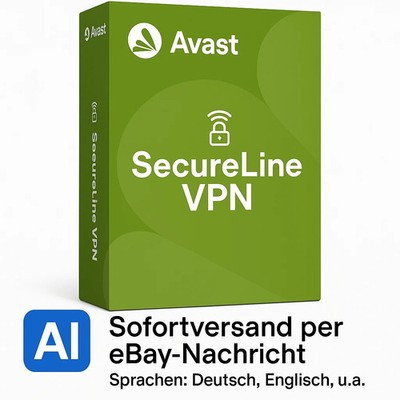 Avast SecureLine VPN - 3 Mobilgerät 3 Jahr - Sofortversand per eBay-Nachricht
