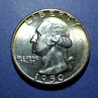 1950-D Washington Quarter  Ch. BU