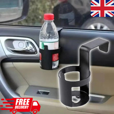 Universal Black Car Truck Door Cup Holder Mount Beverage Drink Bottle Holder.
