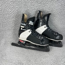 CCM 695 Black Tacks Pro 3 Lite Ice Hockey Skates Men  s 6D Made In Canada VG