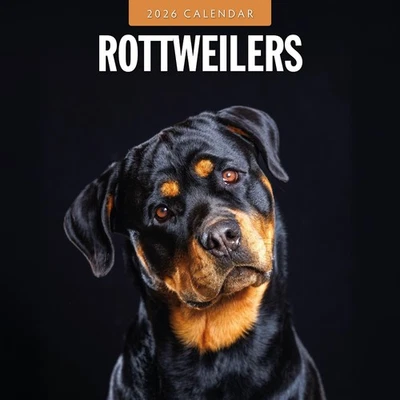 RED ROBIN PUBLISHING Rottweilers 2026 Square Wall Calendar
