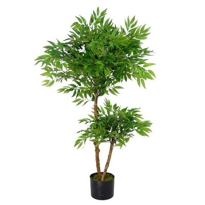 Künstlicher Ficus Baum Realistisch 100cm (3,3ft) Premium Indoor Home Decor Lebensecht