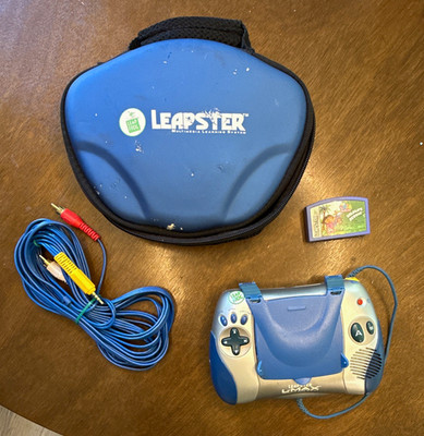 LeapFrog Leapster L-MAX Learning System w/ Case, Cables, Stylus & Dora Game