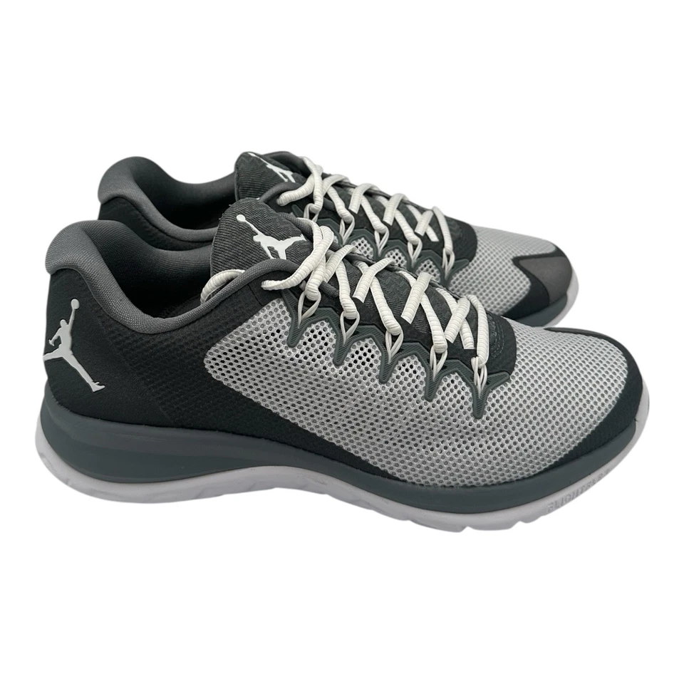 Nike Air Jordan Flight Runner 2 Zapatos Para Hombres 8 Geniales Gris/Blanco Tenis 175572-003 Foto 2 de 4