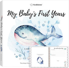 First 5 Years Baby Memory Book Girl, Boy - 90 Pages Hardcover First Year Milesto