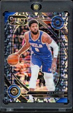 PAUL GEORGE 2024/25 PANINI SELECT COURTSIDE BLACK SNAKESKIN 1/1 #245 SIXERS RARE