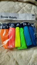 Old Navy Boys Boxer Brief Underwear 6 Pack Multicolor Tagless Size M