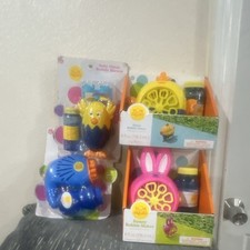 Sun Squad Bubble Makers Blowers Easter Set Baby Chick Bunny Wheel 2023