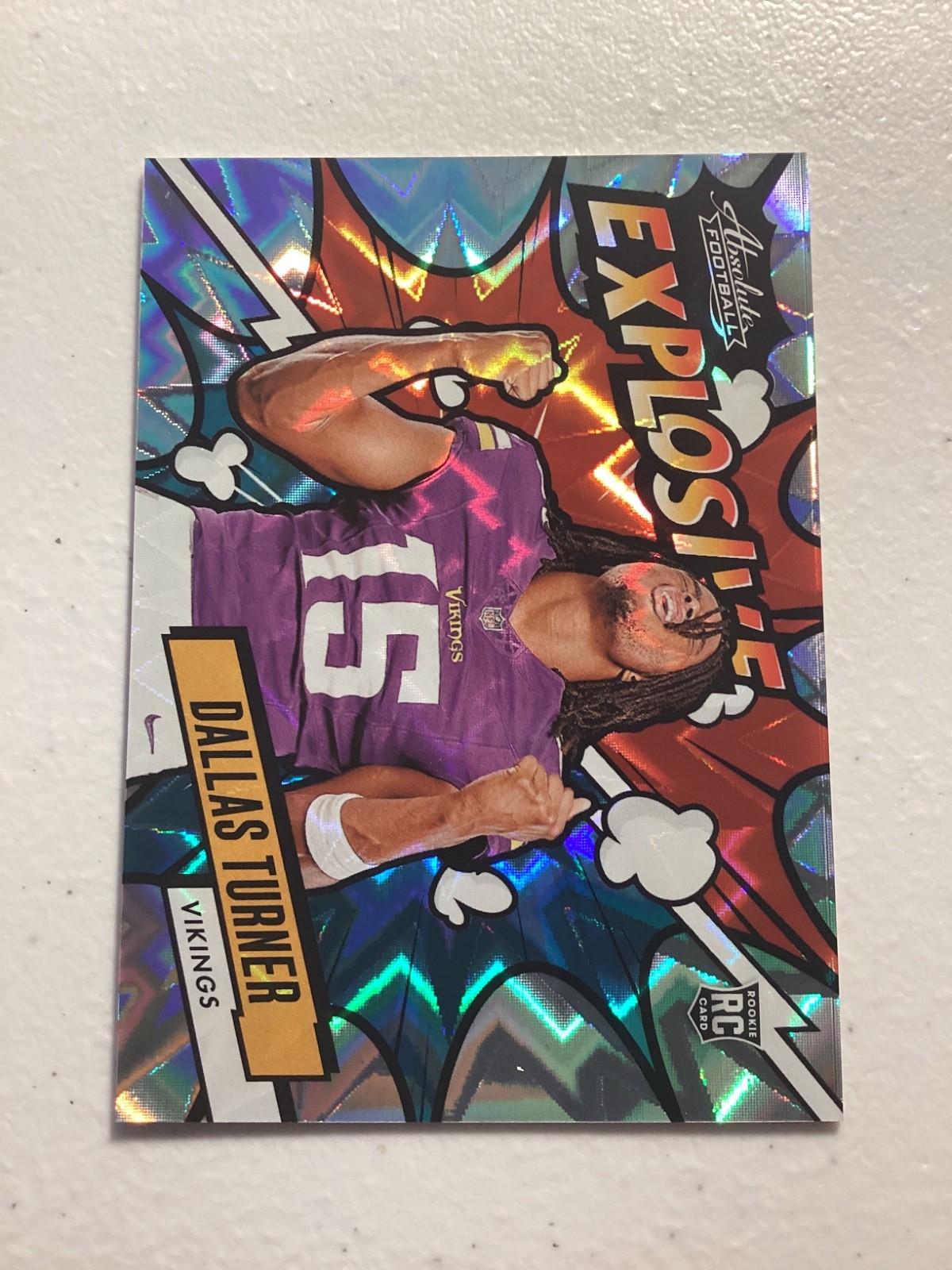 2024 Panini Absolute - Explosive Dallas Turner #EX-DTR (RC)