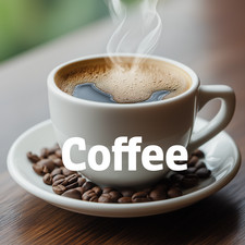 Kaffee, Werbeschild, Wandbild, Aluverbundplatte, Acrylglas, UV-Druck,