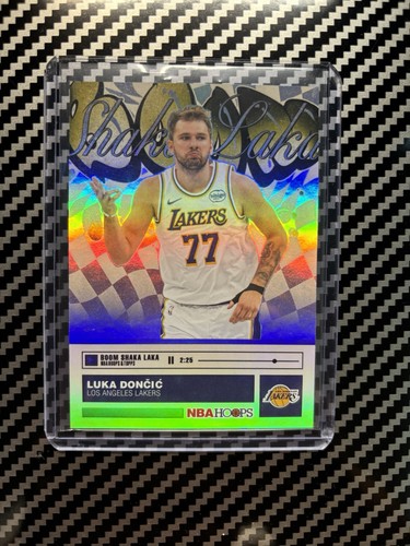 Luka Doncic #BO-3 2025 Topps NBA Hoops Boom Shaka Laka card