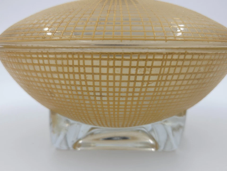 CORNING GLASS WORKS MUSEO PLATO DE DULCES CUBIERTO MIMBRE Y NEGRO - CAMBRIDGE EN BLANCO Foto 2 de 4